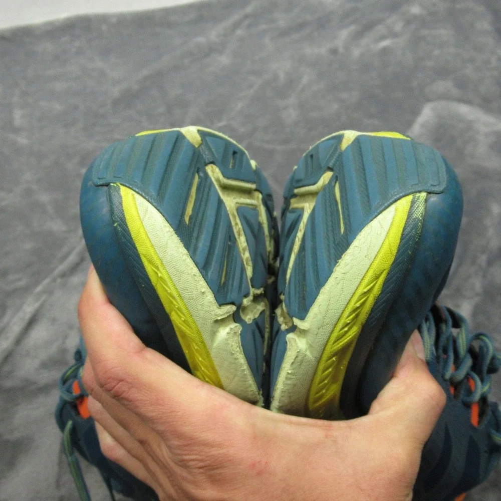 Hoka Running Shoes Men 11 Sea Blue Stinson ATR 6 Trail Lightweight Athletic